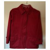 Vtg London Fog Red Coat Women's XS PET