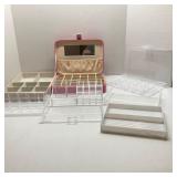 Lot of Jewelry/Make-up Organizers