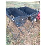 Pair of folding raised bed planters