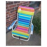 Multi-colored outdoor folding chair
