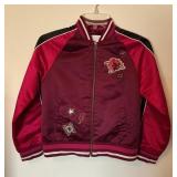 The Children's Place Burgundy Satin Bomber Jacket
