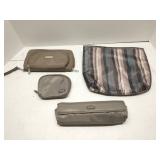 Group of wallets & small bags, mostly Lug