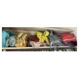 Closet Shelf with Sweat-shirts & pants size Small