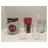 Group of Coca-Cola glassware