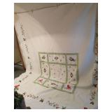 Machine made Cardinal quilt, king sized
