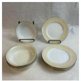 Haviland Bavarian Bowls & Plates (4)