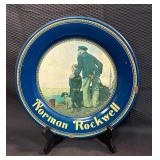 Norman Rockwell Metal Ornate Plate