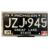 1979 Michigan License Plate