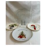 Holiday Lot 4 4 Holiday Serving Plates