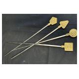 Steel and Stylish Kebab Skewers