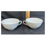 Two Bavarian Porcelain Tea Cups