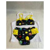 Size 2 Kids Bathing Suit and Cover Shirt