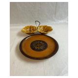 Signed Bowl and Serving Dish