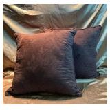 2 Chocolate Sofa Pillows Very Clean