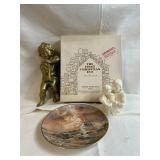 Holiday Lot 2 Angels Nativity Collector Plate