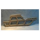 26 Inch Wooden Boat Sillouhette