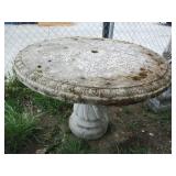 Concrete Patio Pedestal Table
