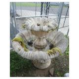 Two Tier Concrete Fountain