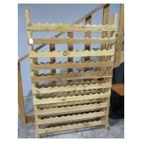 Wine Rack - Rough Cut Wood