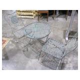 Folding Patio Table w/Chairs