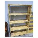 Wood Storage Rack - Open Back