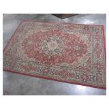 Area Rug - Valby Ikea - Red Pattern