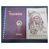 The Tillicum Yearbooks 1940 & 1942