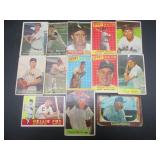 13 Baseball Cards - Various