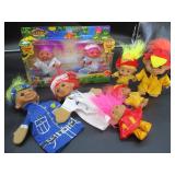 Troll Puppets, Dolls-Dr, Nurse, Fire Fighters
