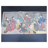 Painted Triplet - Asian Themed