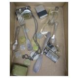 Pocket Watch, Lighters, Coins, Flatware