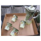 A & C Bavarian Porcelain Chocolate Pot Set