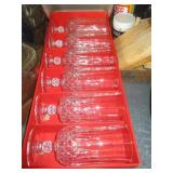 Set of 6 Crystal Goblets - Cristal D'Arques