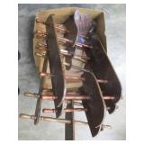 Spindle Wood Wall Shelves