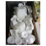Milk Glass Dishes & Goblets