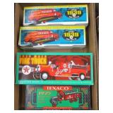 Four Collectible Texaco Trucks