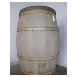 Wood Barrel w/Lid