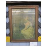 VTG Print Wood Frame