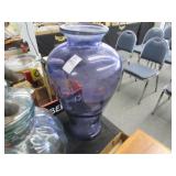 Large Blue Glass Vase