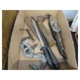 Pulleys, C-Clamp, Pry Bar, More