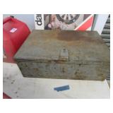 Metal Tool Box w/Skil Drill