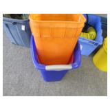 Three Trash Cans