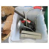Saw, Funnel, Pry Bars, Jack Stand, Tool Set