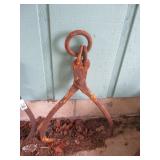 Hay Hook - Yellow Paint