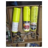 3 Cans Propane & 2 Soldering Stands