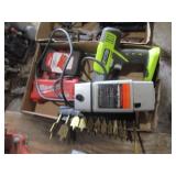 Ryobi Drill, B & D Drill Bit Sharpener, Drill