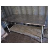 Stainless Steel Table w/2 Tops