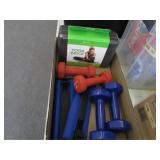Hand Weights & Yoga Brick