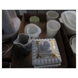 Milk glass & Decorative Dishes