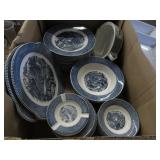Royal Currier & Ives Dishes